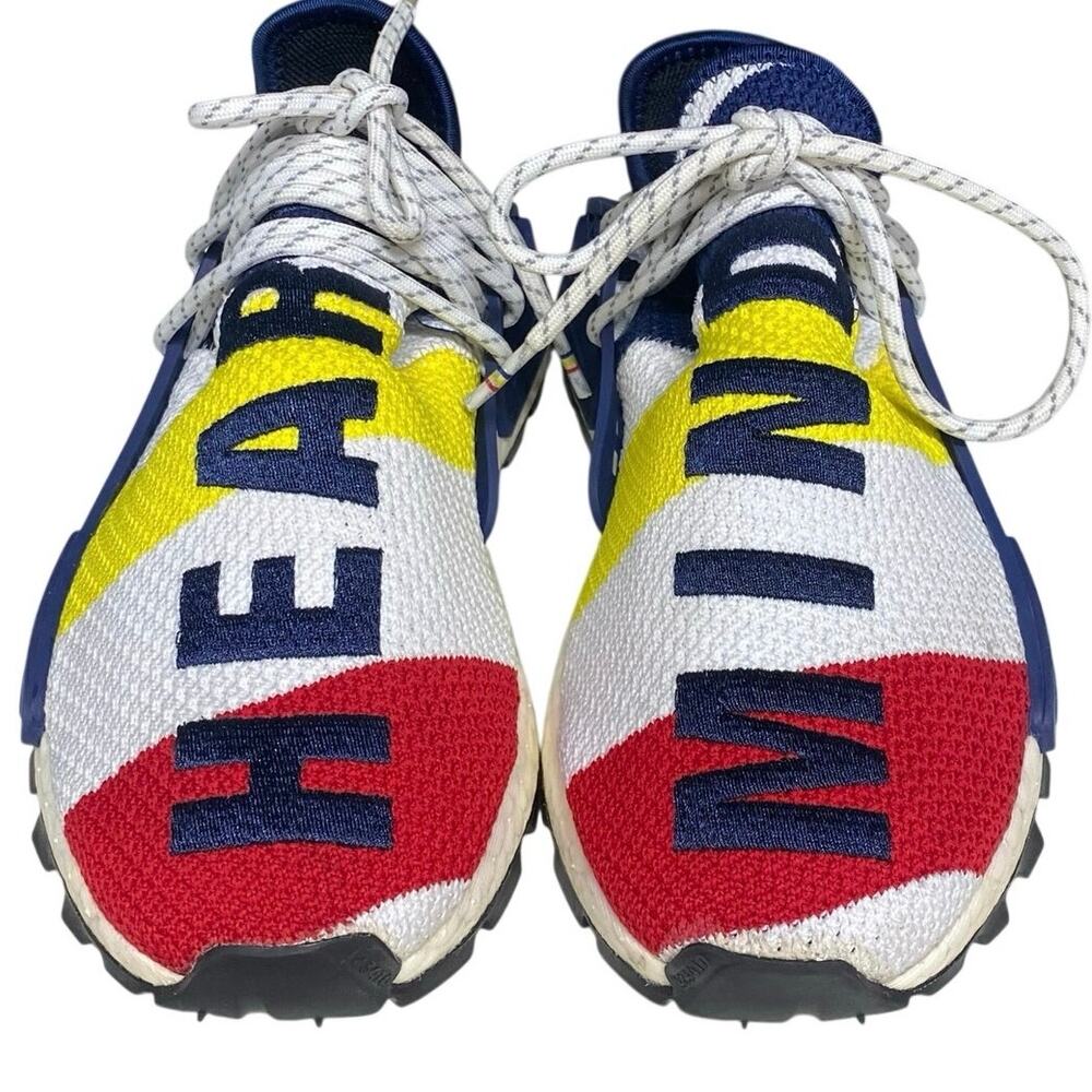 Adidas Pharrell Williams x BBC Hu NMD "Heart/Mind" Mesh Sneaker, Men's 7, BB9544